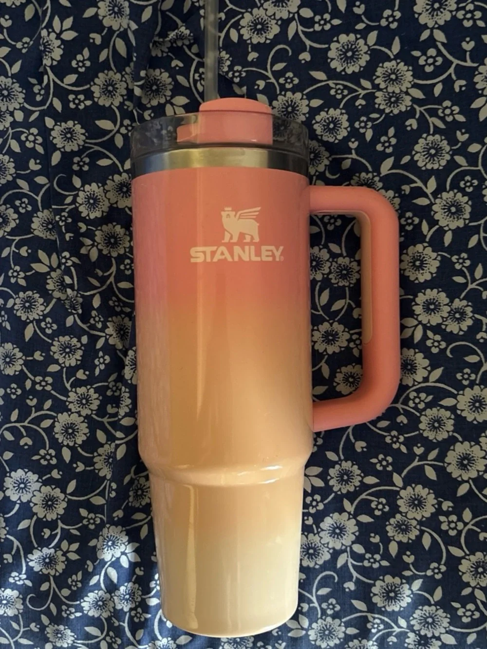 Stanley Limited Edition Pink Mesa Sunset to Cream Ombre Travel Mug with Handle